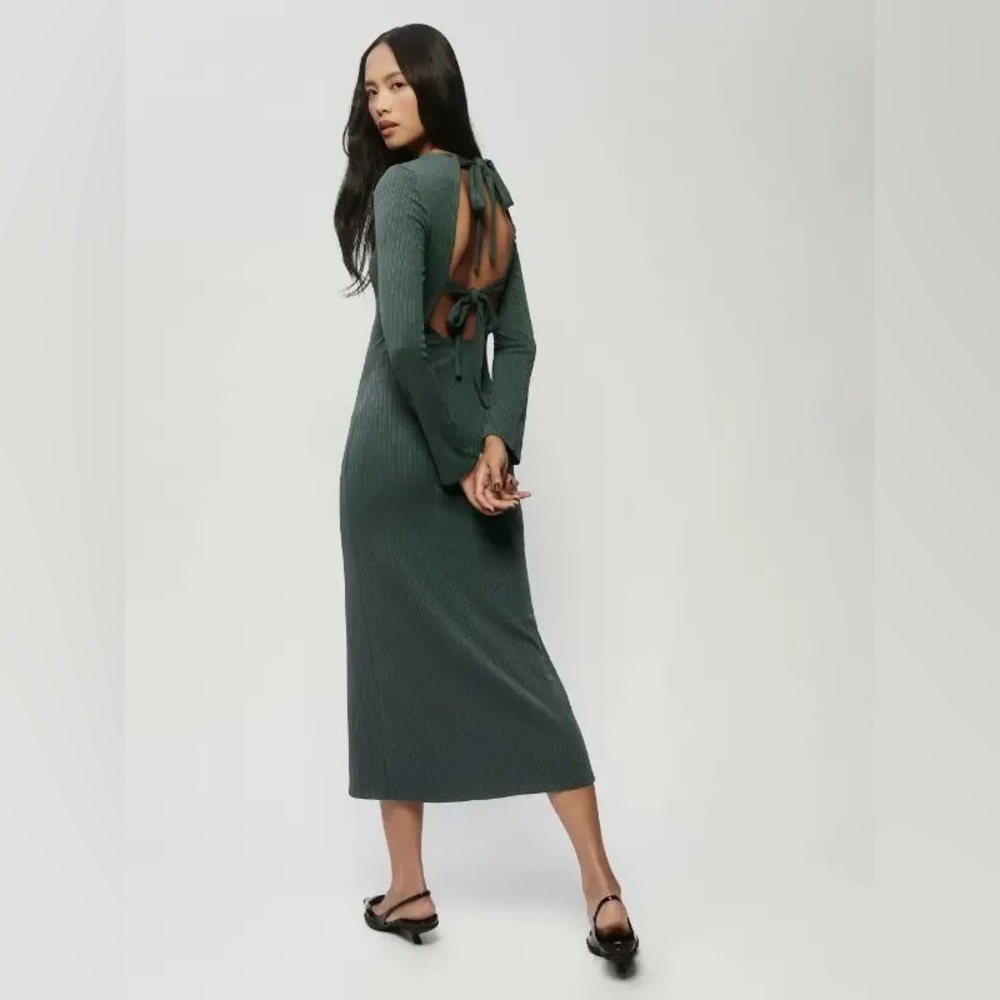 Reformation Benedict Midi Dress Size S